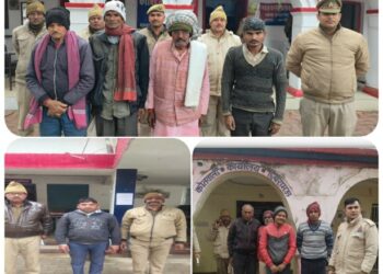 *पुलिस अधीक्षक कन्नौज अमित कुमार आनंद के निर्देशन में वारन्टी अभियुक्तों की गिरफ्तारी हेतु चलाये जा रहे अभियान “ऑपरेशन प्रहार” के तहत कन्नौज पुलिस द्वारा बडी कार्यवाही करते हुए कुल 10 वारन्टी(NBW) अभियुक्तों को किया गया गिरफ्तार:-*