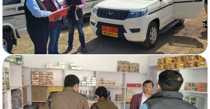 *कलेक्टर श्री प्रसाद के निर्देश पर जिले में अवैध फटाका व्यापारियों और फटाका दुकानों की जांच शुरू*