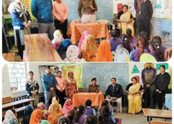 पुलिस नें युवा टीम के साथ ग्रामों में चलाया दागना कुप्रथा के विरूद्ध जागरूकता अभियान