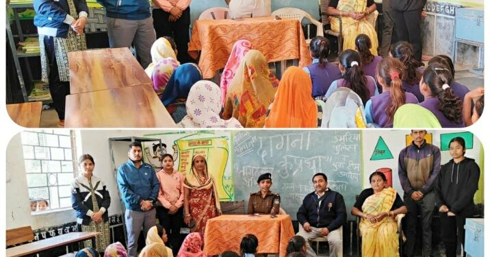 पुलिस नें युवा टीम के साथ ग्रामों में चलाया दागना कुप्रथा के विरूद्ध जागरूकता अभियान