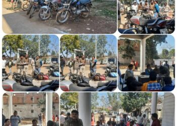 लावारिस जप्ती वाहनों की हुई खुली नीलामी रीठी