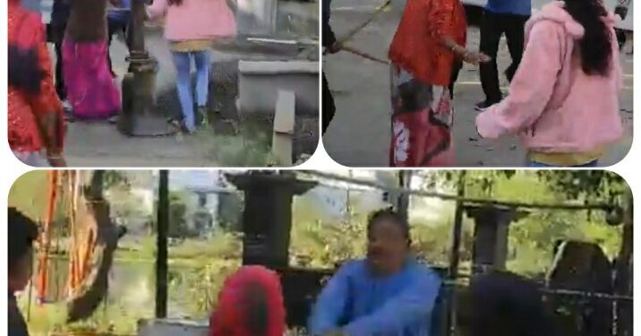 जबलपुर के धनवंतरी नगर में शराबी ने की महिलाओं से मारपीट,महिलाओं ने भी अपने बचाव में चलाए पत्थर और लाठी, वायरल VIDEO
