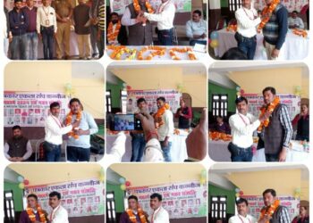 पत्रकार एकता संघ कन्नौज के तीसरी बार जिला अध्यक्ष बने दर्शन राजपूत धूमधाम से संपन्न हुआ शपथ ग्रहण समारोह