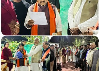 *महापौर संगीता सुशील तिवारी ने भोपाल पहुंचकर  मंत्री कैलाश विजयवर्गीयजी से की भेंट, मांग-पत्र दिये, सागर आने किया आमंत्रित*