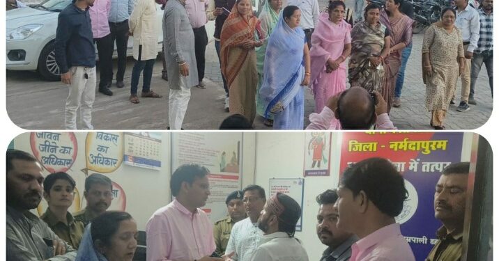 नगर पालिका में सीएमओ से पार्षद पति द्वारा अभद्र व्यवहार सहित गाली गलौज पर दर्ज हुआ मामला,मचा हड़कंप ,पार्षद पति पर एफआईआर दर्ज से मचा हड़कंप, नपा अध्यक्ष सहित पार्षदगण थाने पहुंचे…वीडियो