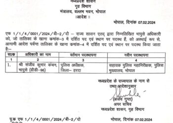 भोपाल हरदा हादसे के बाद सरकार का एक्शन जारी, SP संजीव कंचन के बाद जिले के कलेक्टर  ऋषि गर्ग को भी हटाया