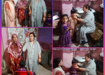 महिला एवं बाल विकास विभाग द्वारा वज़न एवं माप कार्यक्रम का आयोजन
