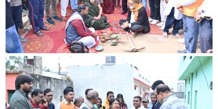 *राम जानकी हनुमान वार्ड में महापौर श्रीमती प्रीति संजीव सूरी ने दी 1 करोड़ 44 लाख के विकास कार्यों की सौगात*