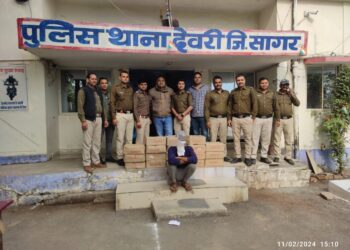 पुलिस ने पकड़ी 18 पेटी अवैध शराब करीब 81 हजार रूपए बताई जा रही कीमत