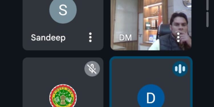 *कलेक्टर श्री प्रसाद ने ओला-वृष्टि से हुई फसल क्षति की,की वर्चुअली समीक्षा*  *संयुक्त सर्वे दल,फसल क्षति का आंकलन कर दें प्रतिवेदन*