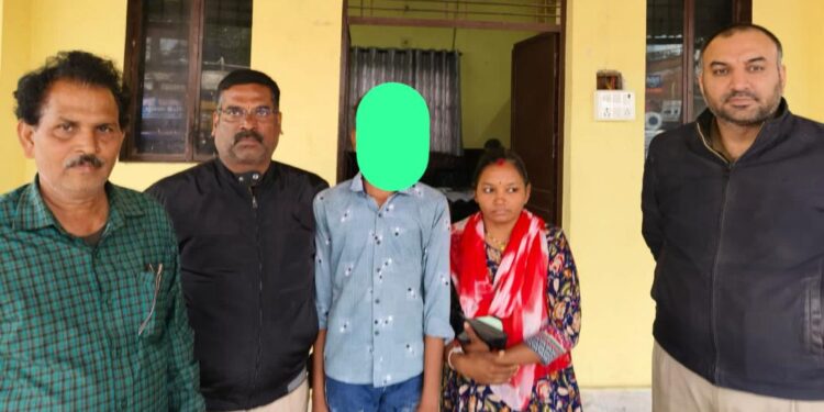 चौकी बस स्टेण्ड थाना कुठला, द्वारा 24 घंन्टे के अन्दर नाबालिक बच्चा दस्तयाब