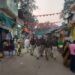 पुलिस विभाग द्वारा बाजार क्षेत्र का भम्रण किया गया