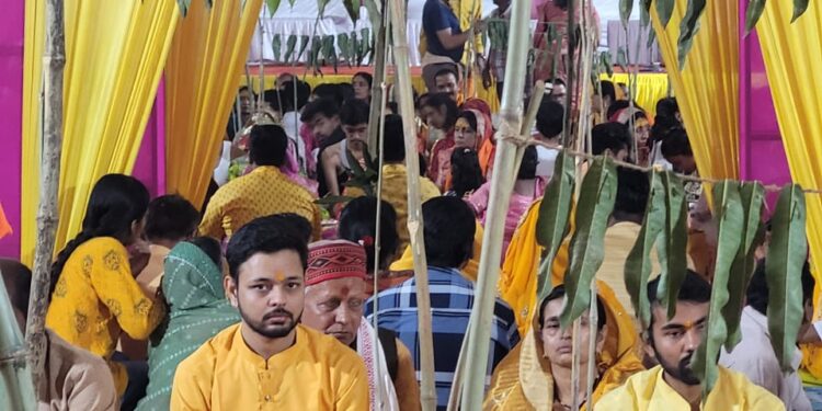 *समग्र ब्राह्मण परिषद् ने 51 ब्राह्मण बटुकों का मंत्रोच्चारण के साथ कराया उपनयन संस्कार*