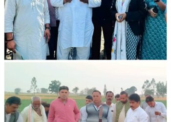 कालापीपल क्षेत्र में राजस्व मंत्री श्री वर्मा ने ओला प्रभावित फसलों का निरीक्षण किया…!