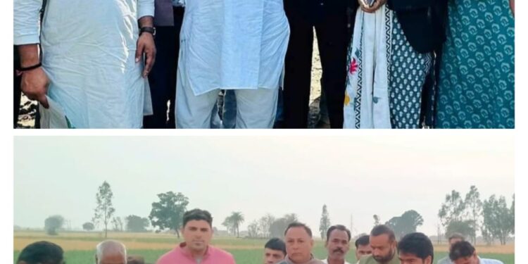 कालापीपल क्षेत्र में राजस्व मंत्री श्री वर्मा ने ओला प्रभावित फसलों का निरीक्षण किया…!