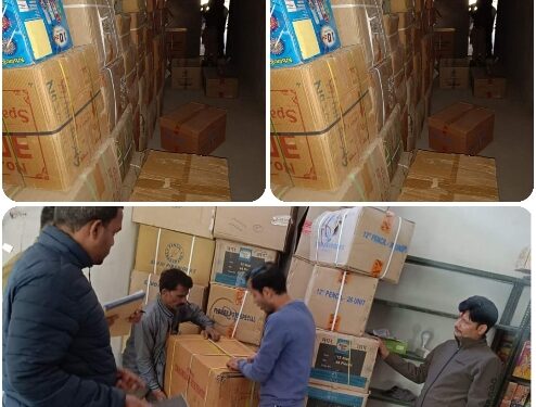 पुलिस थाना मोतीनगर ने चार अलग-अलग स्थान से 46 लाख 85 हजार के विस्फोटक आतिशबाजी पटाखे जप्त किए