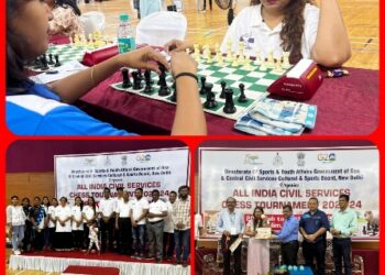 *मध्यप्रदेश महिला चैस टीम की कैप्टन मोनिका निषाद गोल्ड मैडल से हुई सम्मानित*