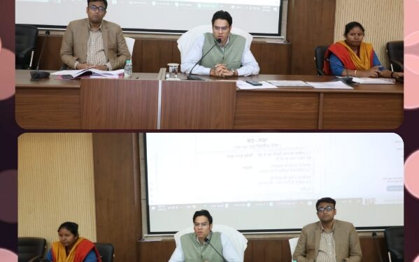 कलेक्टर ने समय-सीमा की बैठक में लंबित प्रकरणो पर विभागवार की चर्चा लंबित प्रकरणों को त्वरित निराकरण करने के दिए निर्देश