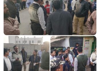 धार्मिक स्थलों से हटाए गए लाउडस्पीकर  अवैध रूप से लगाई गई मांस मछली की दुकानों को हटाया गया  शासन के आदेश का कड़ाई से पालन किया जाए,