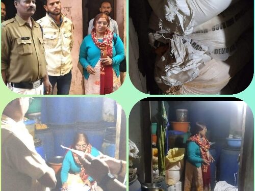 जिले के खाद्य सुरक्षा विभाग की बड़ी कार्रवाई,मिर्ची, अचार बड़ी मात्रा में जप्त