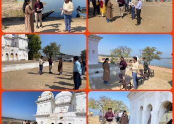 सहस्त्रधारा को आध्यात्मिक एवं पर्यटन की दृष्टि से विकसित करने बनेगी योजना संबंधित अधिकारियों के साथ कलेक्टर ने किया निरीक्षण