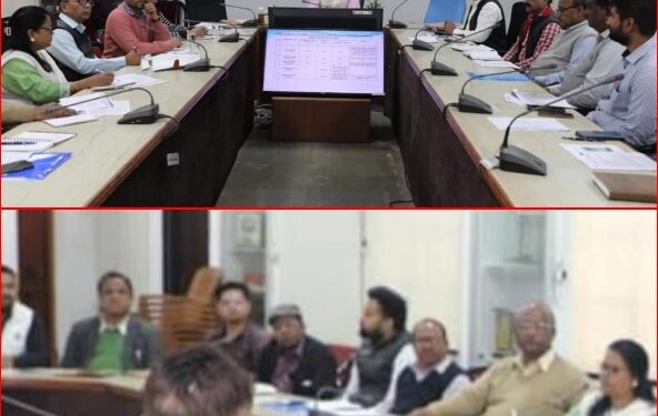 कलेक्टर श्री प्रसाद की अध्यक्षता में कॉलोनी सेल की समीक्षा बैठक आयोजित अवैध कॉलोनियों को चिन्हित कर भू -राजस्व संहिता एवं कॉलोनी विकास नियमों के तहत करें कार्यवाही – कलेक्टर श्री प्रसाद