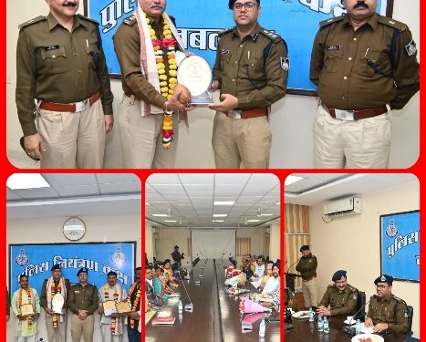 *जिला जबलपुर में पदस्थ सेवा निवृत्त हुये 5 अधिकारियों को पुलिस अधीक्षक जबलपुर श्री आदित्य प्रताप सिंह ने दी भावभीनी विदाई*