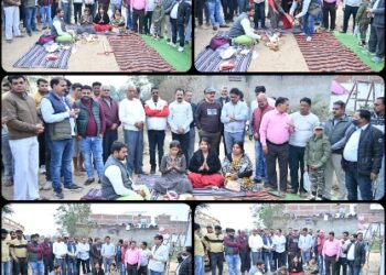 *महापौर श्रीमती प्रीति संजीव सूरी ने इंदिरा गांधी वार्ड में दी 1 करोड़ 13 लाख के विकास कार्यों की दी सौगात स्थानीय पांर्षद बल्ली सोनी की मौजूदगी मे वार्ड की बेटी पार्वती रेकबार से कराया भूमि पूजन *
