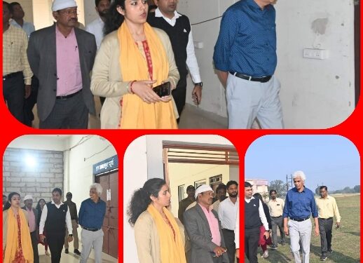 कलेक्टर ने आगामी लोकसभा निर्वाचन के मद्देनजर कृषि विश्वविद्यालय में किया स्थल निरीक्षण
