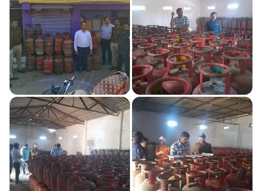 जिले के 4 विकासखंडों में अवैध रूप से पाये गये 222338 रूपये लागत के 83 गैस सिलेण्डर जप्त कर 4 व्यक्तियों के विरूध्द प्रकरण दर्ज और एक व्यक्ति के विरूध्द एफआईआर दर्ज