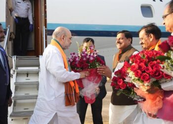 केंद्रीय गृह मंत्री श्री शाह के भोपाल आगमन पर मुख्यमंत्री डॉ. यादव ने स्वागत किया एवं विदाई भी दी