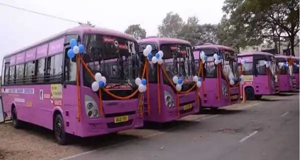 16 नगर निगम-4 नगर पालिका में चलेगी पिंक बसे, महिलाएं कर सकेगी यात्रा, लेडी कंडक्टर-ड्राइवर सभालेंगी जिम्मेदारी..!