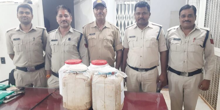*झिंझरी पुलिस की कार्रवाई*
