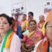 संदेशखाली की घटना के विरोध में भाजपा ने ममता सरकार के खिलाफ दिया धरना