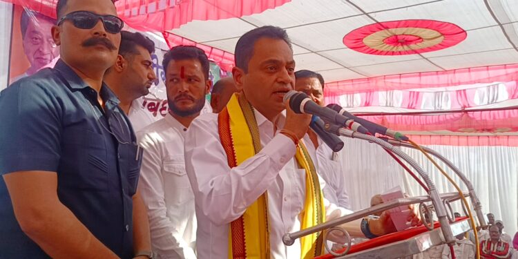 *छिंदवाड़ा जिले के लोकप्रिय सांसद नकुलनाथ का घाटकामटा में हुआ आगमन*