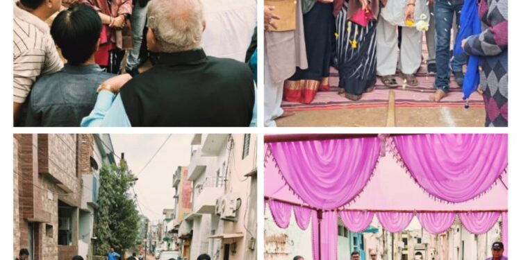 *रवींद्रनाथ टैगोर वार्ड में होंगे लगभग 47 लाख के विकास कार्य महापौर श्रीमती प्रीति संजीव सूरी वार्ड की कन्यायो से कराया भूमि पूजन*