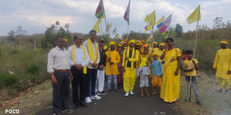 छिंदवाड़ा  आमाझिरी में बड़ादेव स्थापना एव पाँच दिवसीय कोया पुनेम का आज से शुरू