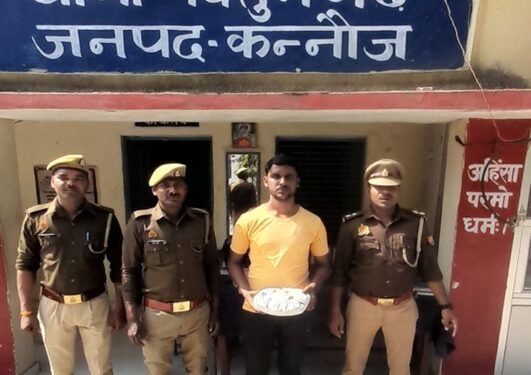 *थाना विशुनगढ़ पुलिस टीम द्वारा एक नफर अभियुक्त को 1.150 KG ग्राम गाँजा के साथ किया गया गिरफ्तार ।*