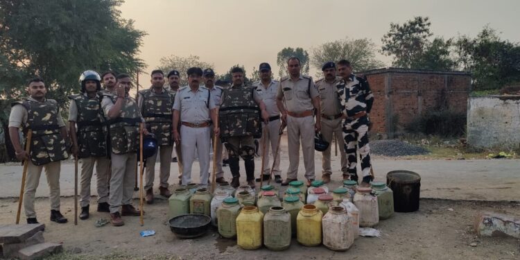 *अवैध शराब और महुआ लहान के विरुद्ध थाना रीठी एवम थाना कुठला, बिलहरी चौकी की संयुक्त ताबड़तोड़ कार्यवाही*