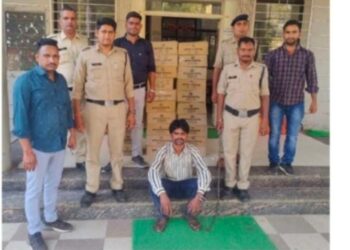 हरदा पुलिस ने 1लाख10हजार रुपए की अवैध शराब की जप्त