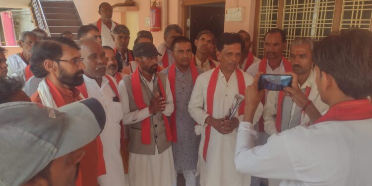 भारतीय शक्ति चेतना पार्टी कि अमानगंज मे बैठक हुई संपन्न