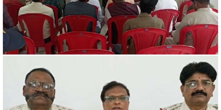 होली पर्व को लेकर रीठी थाने मैं शांति समिति की बैठक संपन्न हुई,,,