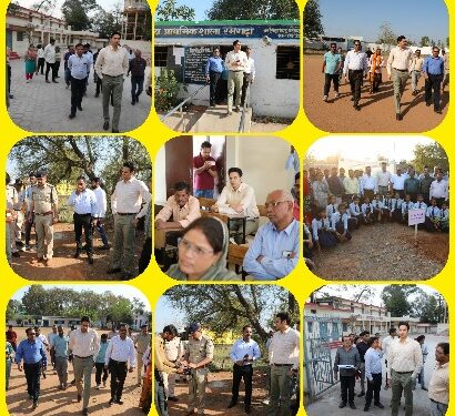 कलेक्टर एवं जिला निर्वाचन अधिकारी श्री प्रसाद ने 9 मतदान केन्द्रों का किया निरीक्षण  विलायतकला चेकपोस्ट नाके का निरीक्षण कर दिये आवश्यक दिशा निर्देश