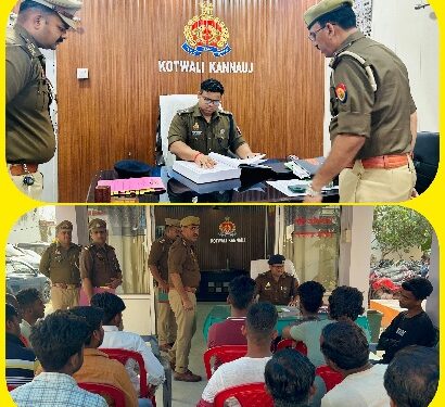 *पुलिस अधीक्षक कन्नौज, अमित कुमार आनन्द द्वारा आगामी त्यौहारों के दृष्टिगत थाना कन्नौज का किया गया औचक निरीक्षण एवं डी जे संचालकों को आगामी त्योहार एवं लोकसभा चुनाव के संबंध में दी गई हिदायत*