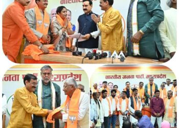 मध्य प्रदेश में लगातार कांग्रेसी भाजपा में शामिल हो रहे हैं