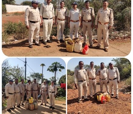 अवैध  मदिरा के खिलाफ आबकारी विभाग की कार्यवाही निरंतर जारी  मध्यप्रदेश आबकारी अधिनियम के तहत 8 प्रकरण पंजीबद्ध