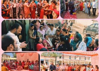 *संत कवरराम वार्ड में बनेगी लगभग 14 लाख की लागत से सीसी रोड, महापौर श्रीमती प्रीति संजीव सूरी ने वार्ड के वरिष्ठ नागरिक सम्मानीय प्रीतमदास से कराया भूमि पूजन*