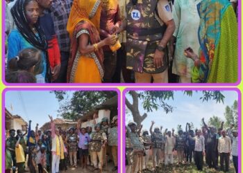 *कोतवाली पुलिस द्वारा गांव गांव पहुंचकर दी होली की बधाइयां : साथ किया गया मतदान जागरूकता कार्यक्रम का आयोजन*