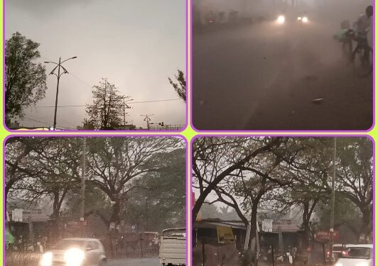 तेज हावाओं से जनजीवन अस्तव्यस्त, बीच रास्ते मे ही रुके वाहन चालक, गड़गडाते चमकी बिजली हुई तेज बारिश,उमस भरी गर्मी से लोगो को मिली राहत देखे फोटो,VIDEO