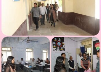 कलेक्टर सुश्री बाफना ने हाई स्कूल एवं हायर सेकेण्डरी परीक्षा के मूल्यांकन के कार्य को देखा